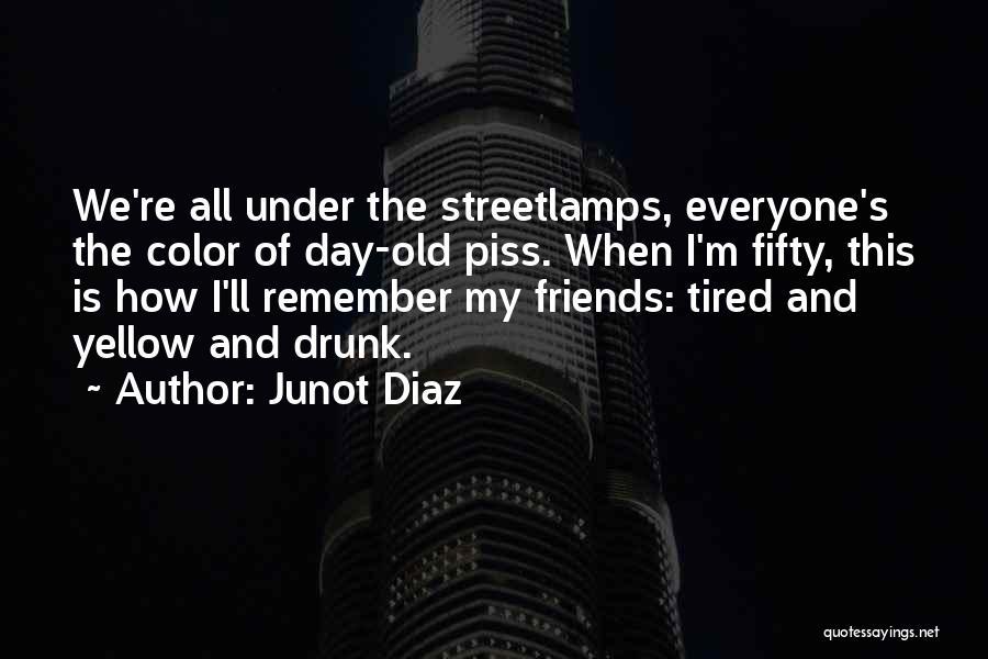 Drunk Best Friends Quotes By Junot Diaz