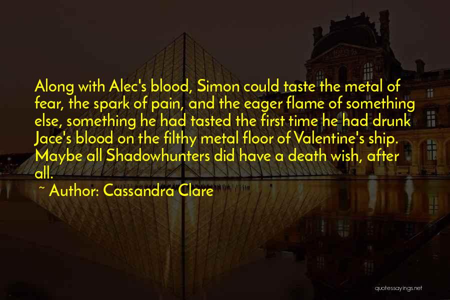 Drunk Floor Quotes By Cassandra Clare