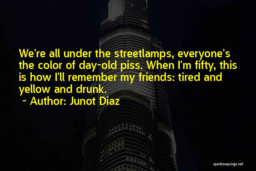 Drunk Friends Quotes By Junot Diaz