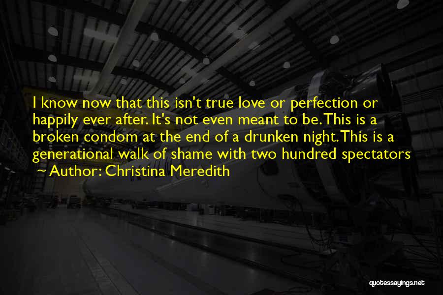 Drunken Love Quotes By Christina Meredith