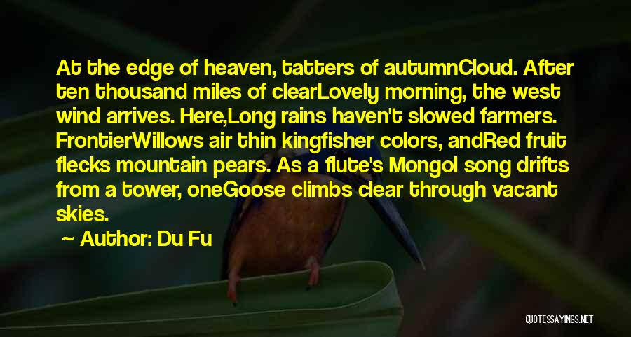 Du Fu Quotes 1822201