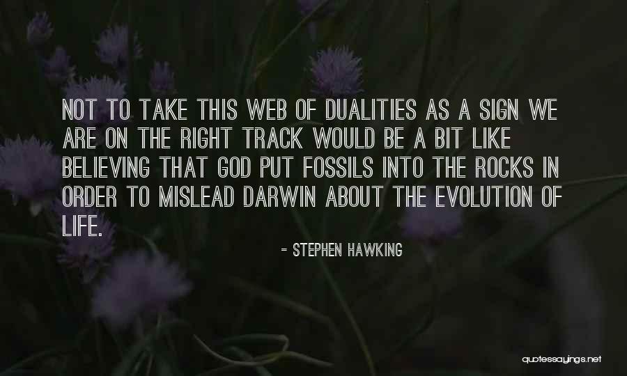 Dualities Quotes By Stephen Hawking