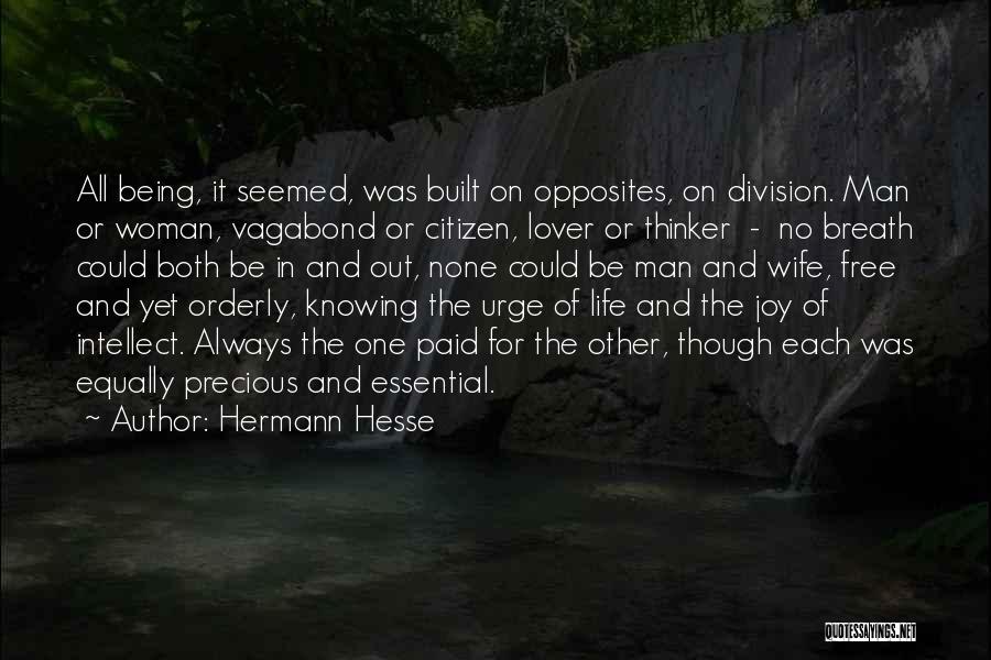 Duality Of Man Quotes By Hermann Hesse