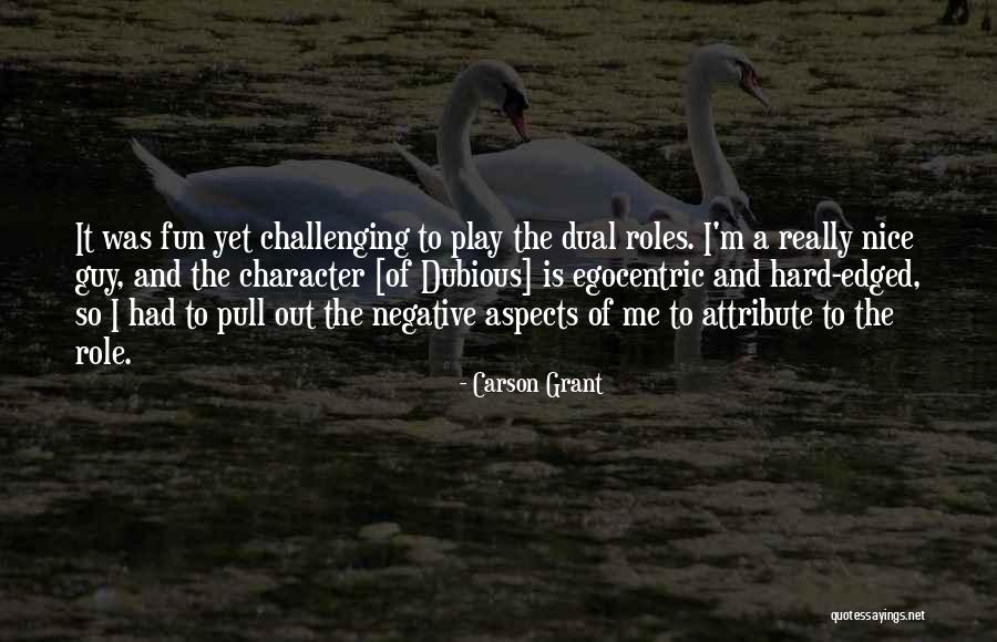 Dubious Quotes By Carson Grant Dubious Quotes By Carson Grant