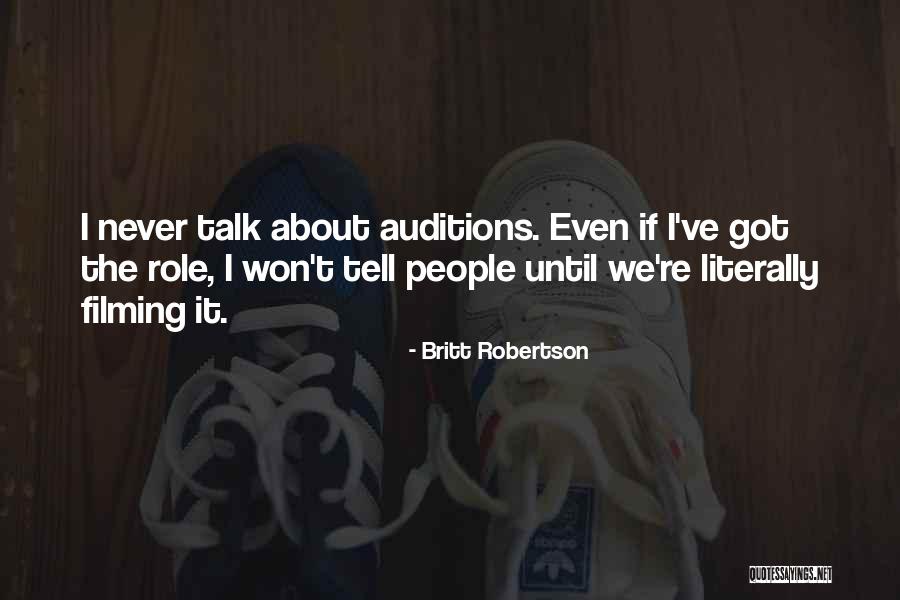 Duboyes Quotes By Britt Robertson Duboyes Quotes By Britt Robertson