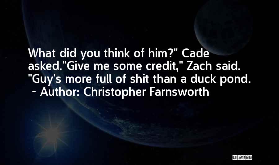 Duck Quotes By Christopher Farnsworth