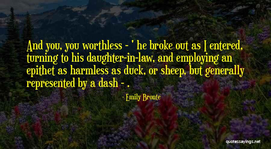 Duck Quotes By Emily Bronte