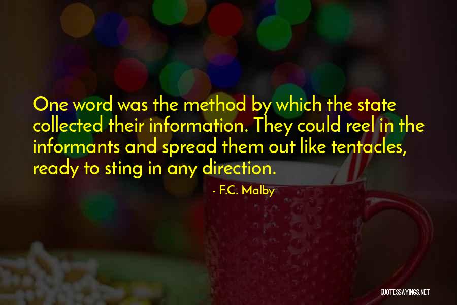 Ducked Off Lyrics Quotes By F.C. Malby Ducked Off Lyrics Quotes By F.C. Malby