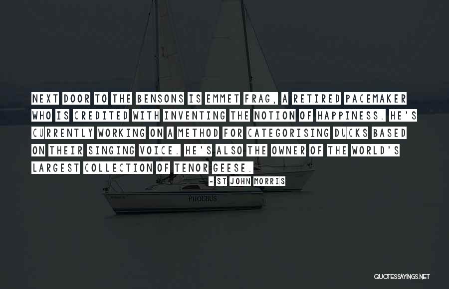 Ducks Quotes By St John Morris Ducks Quotes By St John Morris