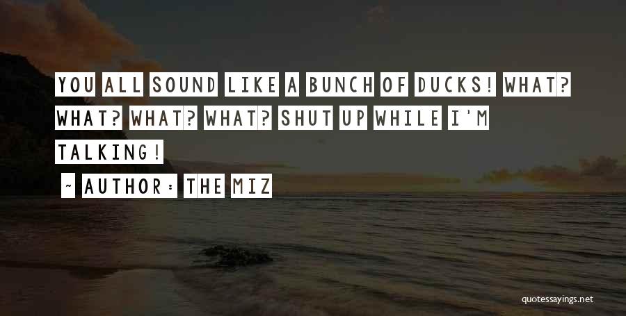 Ducks Quotes By The Miz