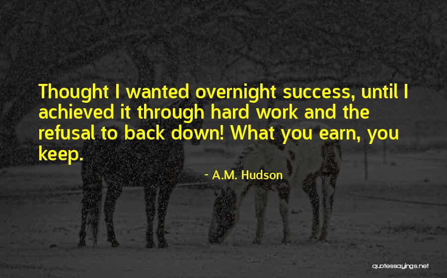 Ducotes Restaurant Quotes By A.M. Hudson