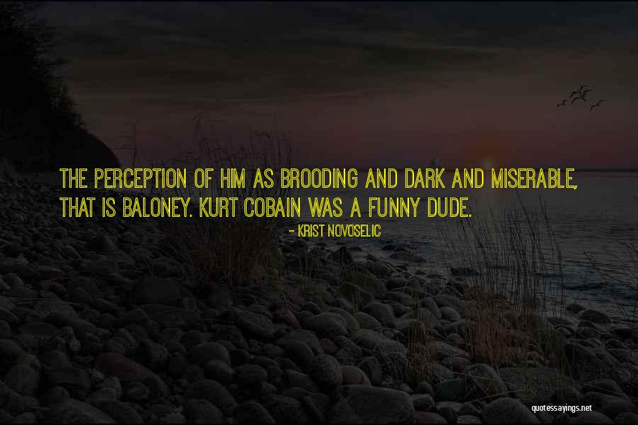 Dude Funny Quotes By Krist Novoselic