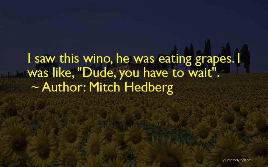 Dude Funny Quotes By Mitch Hedberg