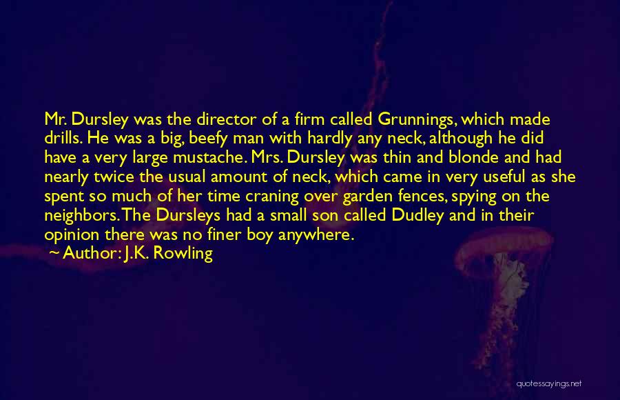 Dudley Quotes By J.K. Rowling