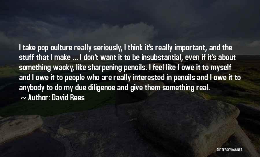 Due Diligence Quotes By David Rees