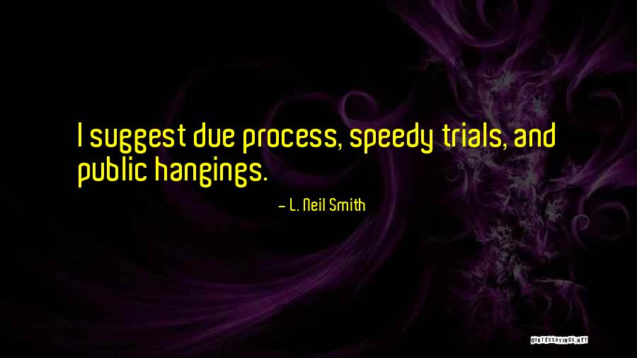 Due Process Quotes By L. Neil Smith