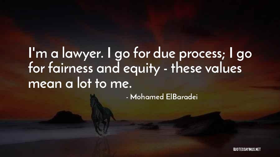 Due Process Quotes By Mohamed ElBaradei