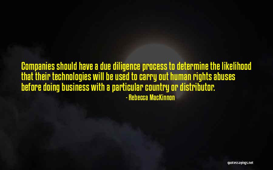 Due Process Quotes By Rebecca MacKinnon