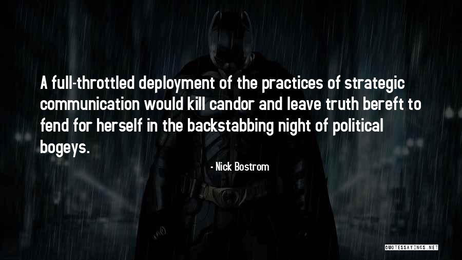 Dujour Backdoor Quotes By Nick Bostrom