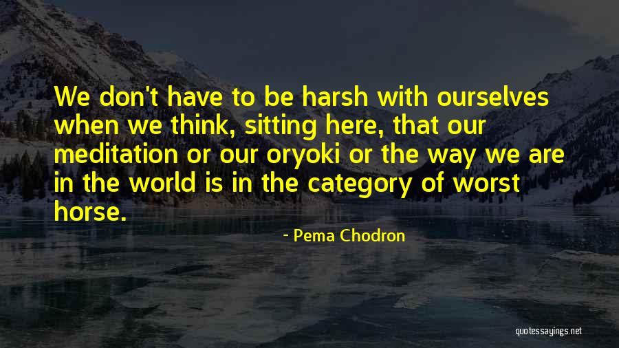 Dujour Backdoor Quotes By Pema Chodron