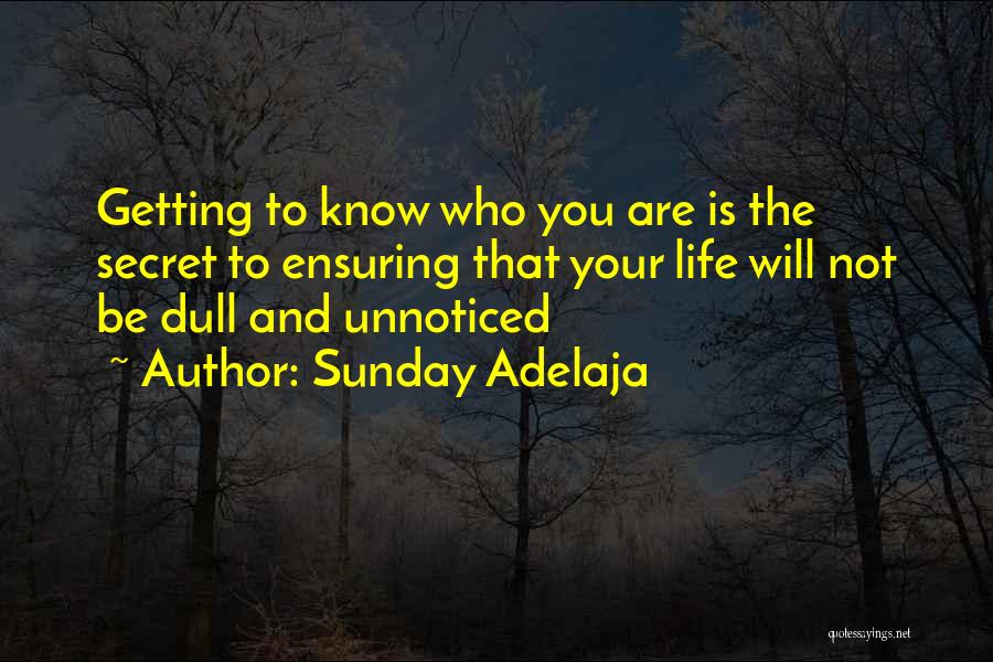 Dull Life Quotes By Sunday Adelaja