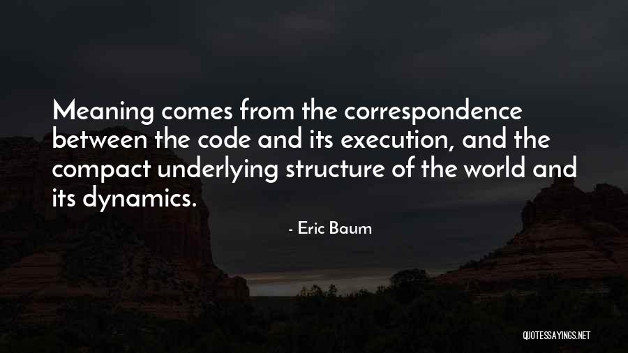 Dulot 20 Quotes By Eric Baum Dulot 20 Quotes By Eric Baum