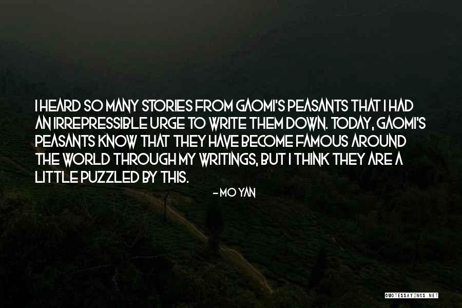 Dumalaguing Quotes By Mo Yan Dumalaguing Quotes By Mo Yan