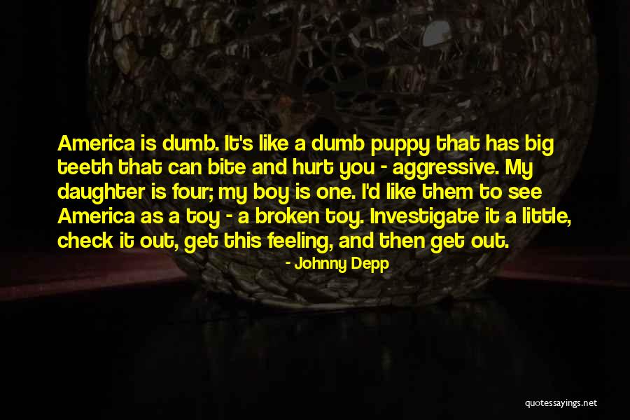 Dumb Boy Quotes By Johnny Depp