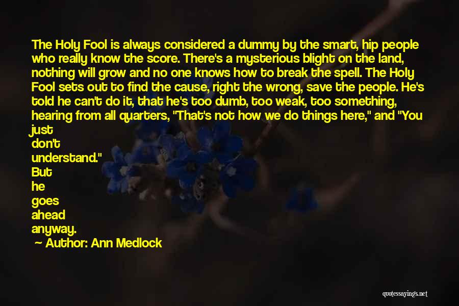 Dumb But Smart Quotes By Ann Medlock