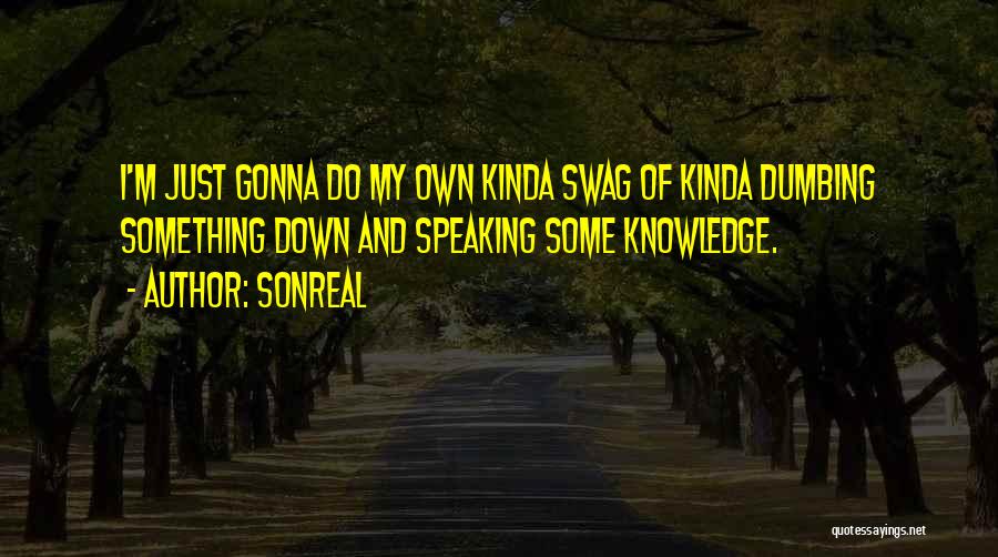 Dumbing Down Quotes By SonReal