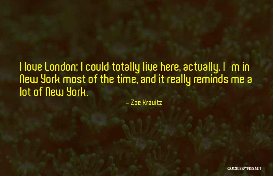 Dumitru Teleaga Quotes By Zoe Kravitz Dumitru Teleaga Quotes By Zoe Kravitz