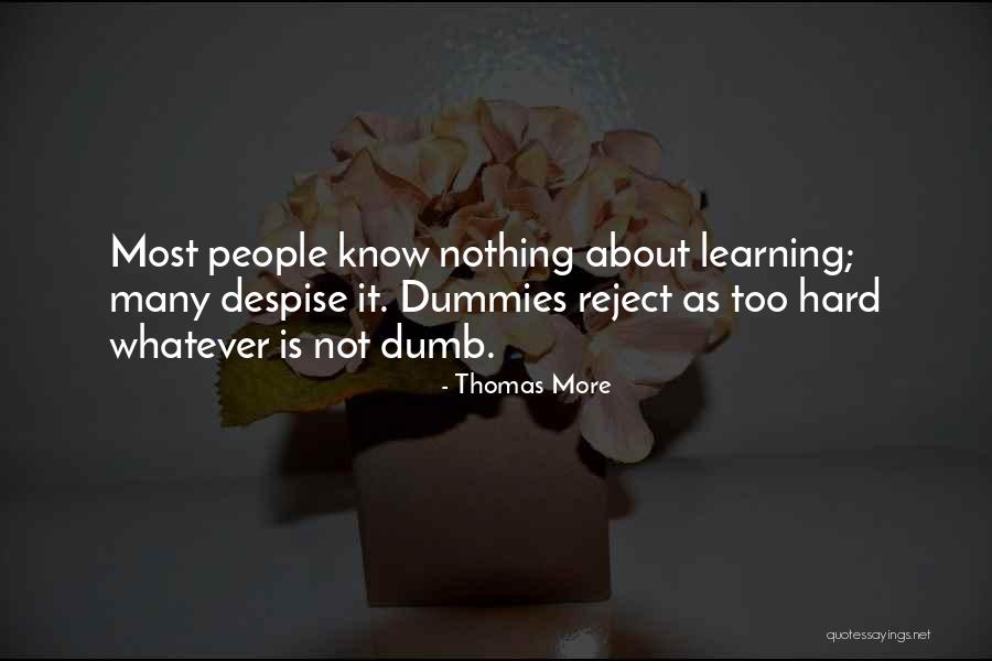 Dummies Quotes By Thomas More Dummies Quotes By Thomas More