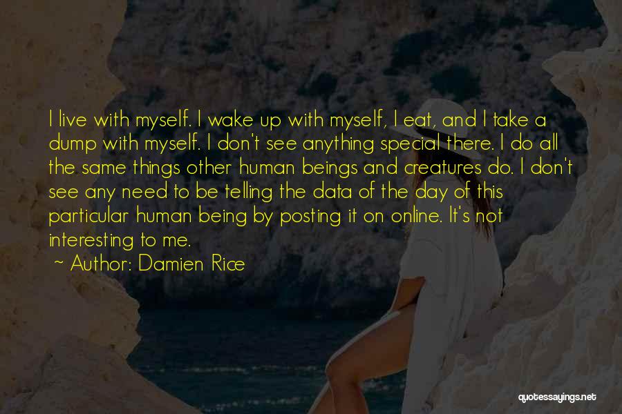 Dump A Day Quotes By Damien Rice