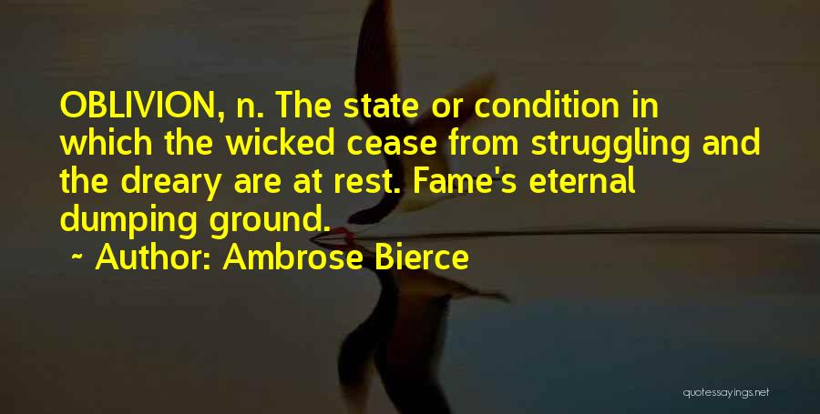 Dumping Quotes By Ambrose Bierce