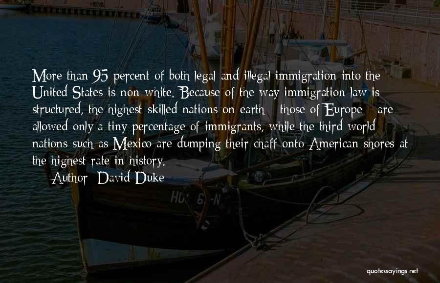 Dumping Quotes By David Duke