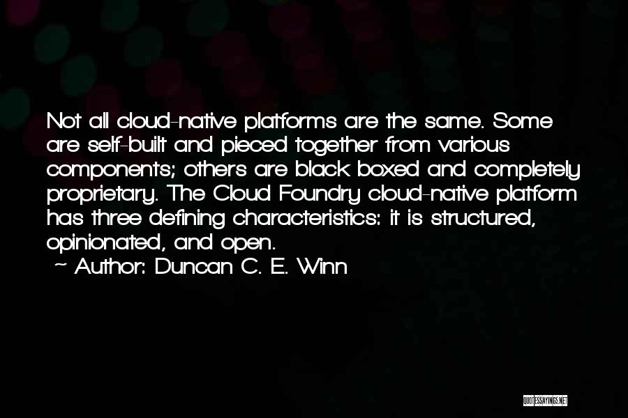 Duncan C. E. Winn Quotes 976089