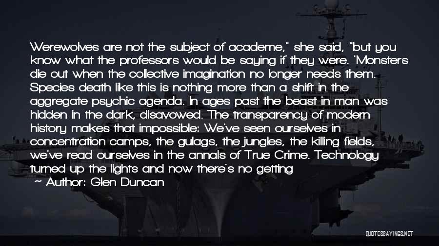 Duncan's Death Quotes By Glen Duncan