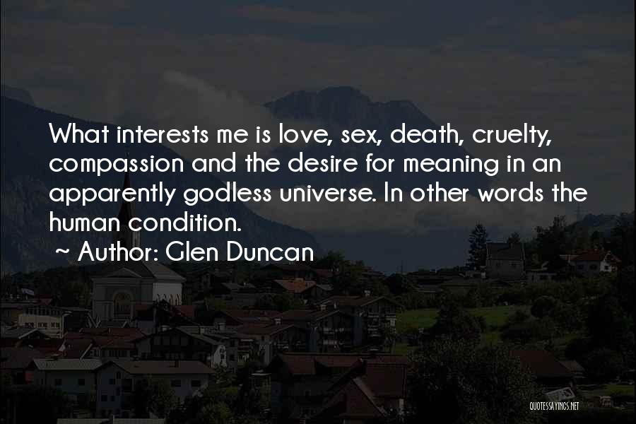 Duncan's Death Quotes By Glen Duncan