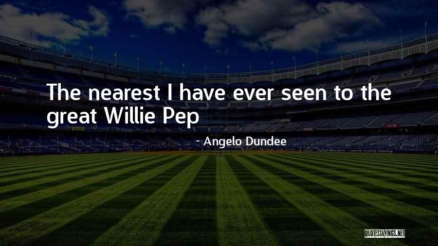 Dundee Quotes By Angelo Dundee