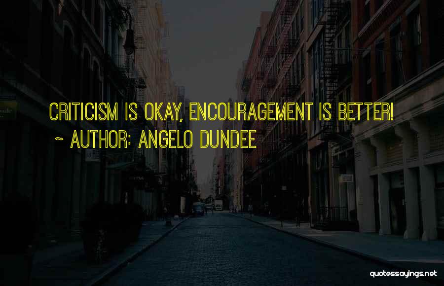 Dundee Quotes By Angelo Dundee