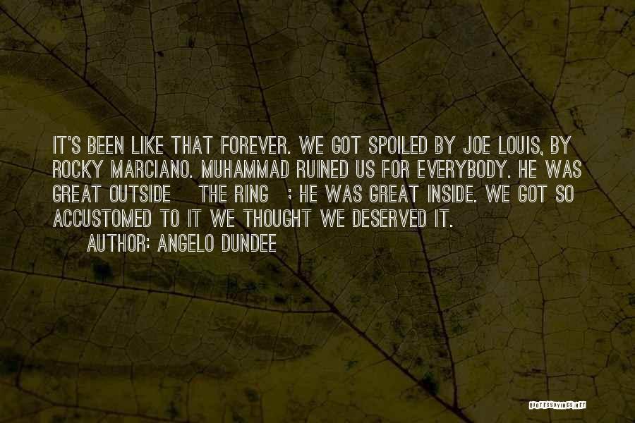 Dundee Quotes By Angelo Dundee