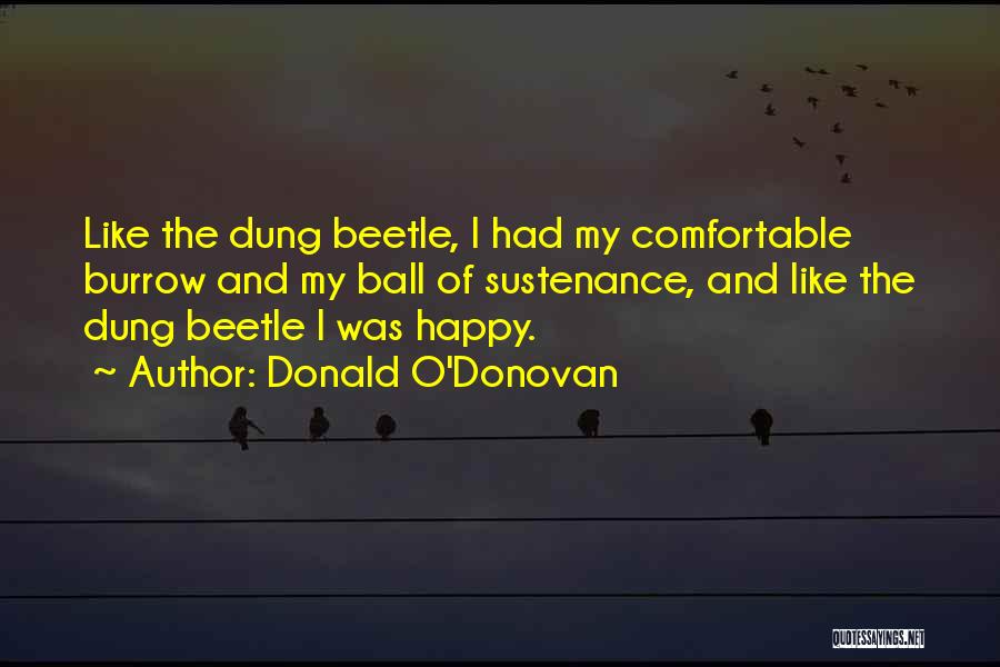 Dung Quotes By Donald O'Donovan