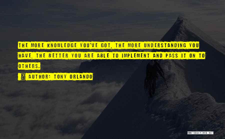 Duprau University Quotes By Tony Orlando