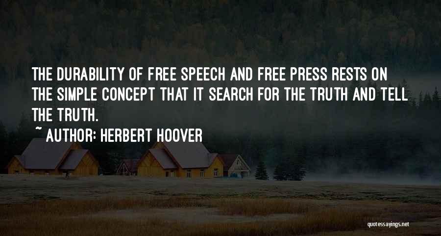 Durability Quotes By Herbert Hoover