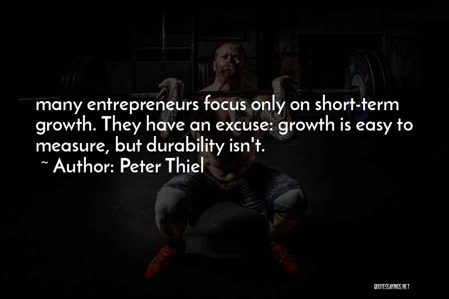 Durability Quotes By Peter Thiel