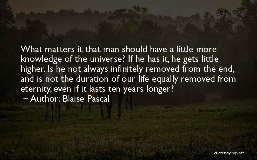 Duration Of Life Quotes By Blaise Pascal