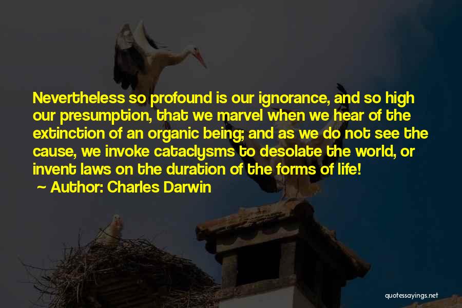 Duration Of Life Quotes By Charles Darwin