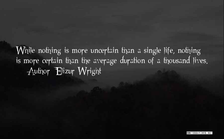 Duration Of Life Quotes By Elizur Wright