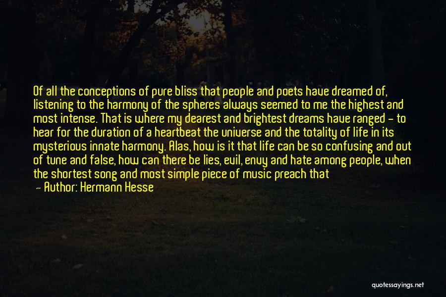 Duration Of Life Quotes By Hermann Hesse