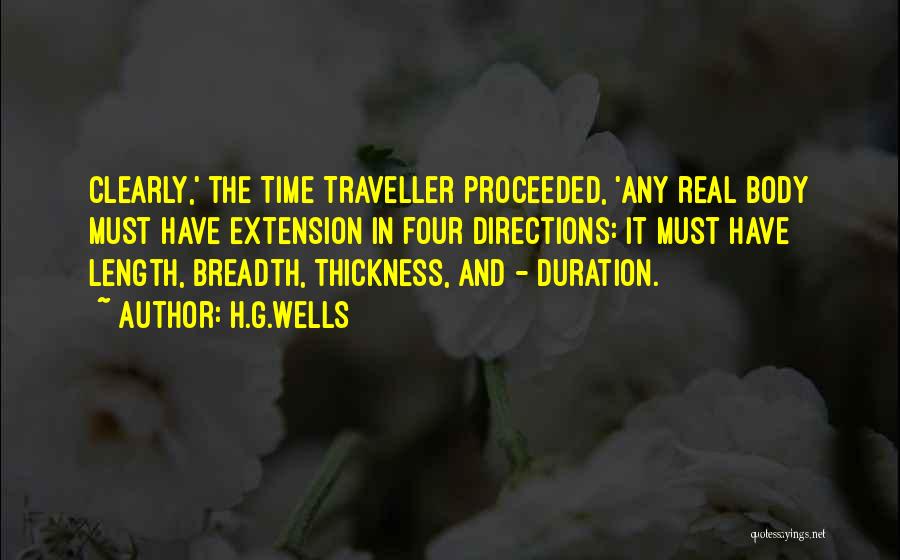 Duration Quotes By H.G.Wells
